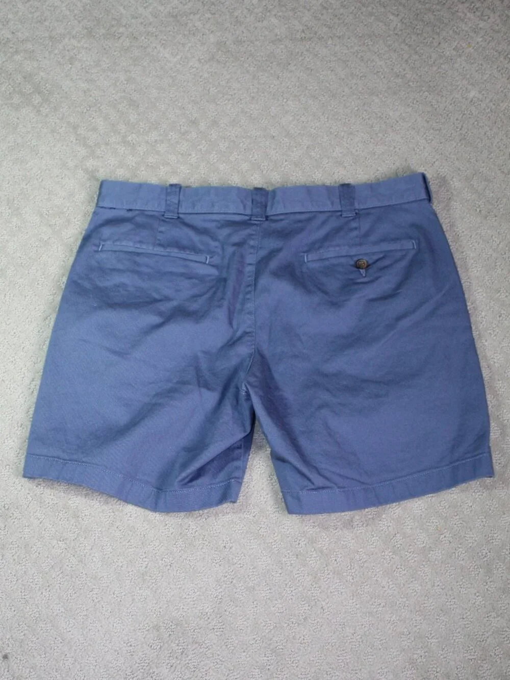 J Crew Shorts Mens 34 Blue Cotton Stretch 7” Inseam Chino Golf Preppy
